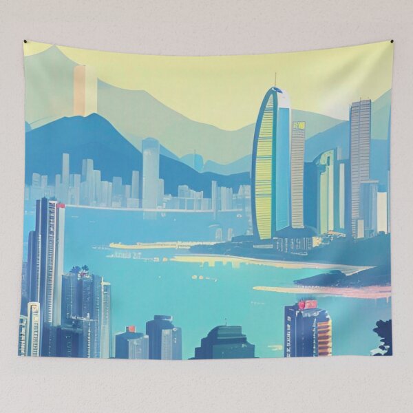 Item preview, Hong Kong Asia City Art designed and sold by Places On Earth.