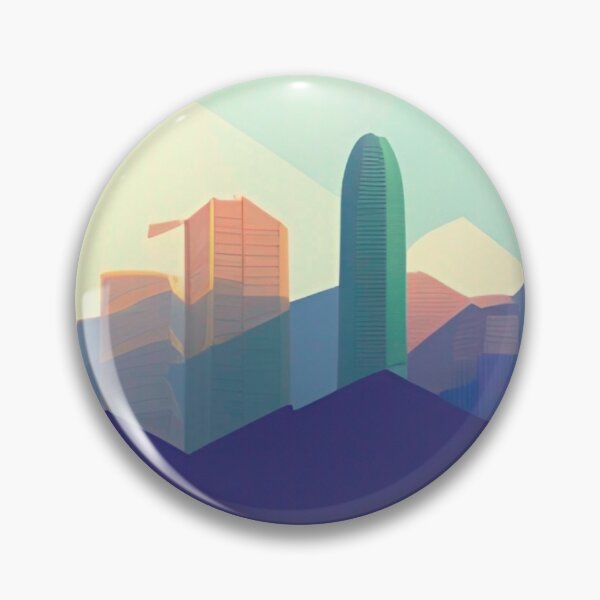 Item preview, Hong Kong Vector Paint designed and sold by Places On Earth.