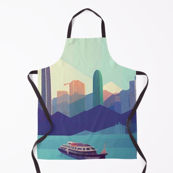 Item preview, Hong Kong Vector Paint designed and sold by Places On Earth.