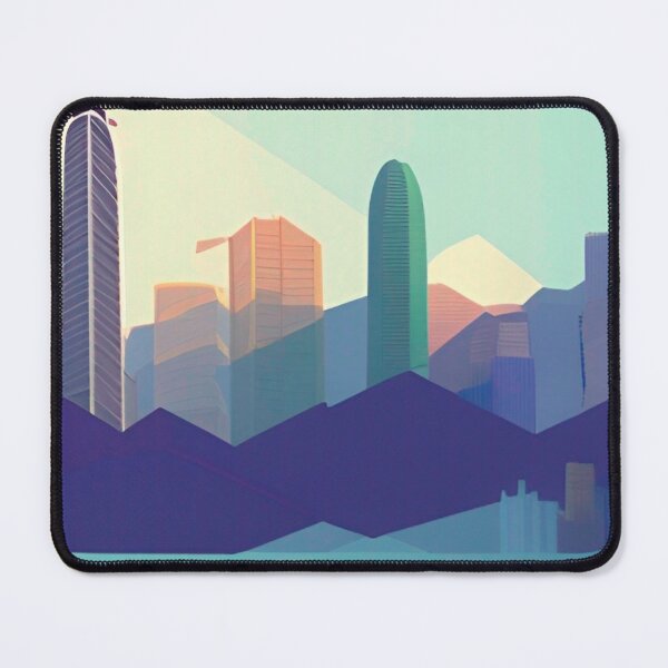 Item preview, Hong Kong Vector Paint designed and sold by Places On Earth.