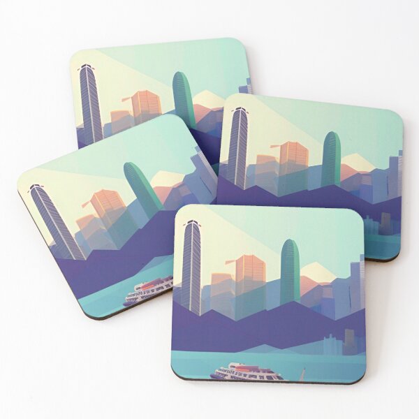 Item preview, Hong Kong Vector Paint designed and sold by Places On Earth.
