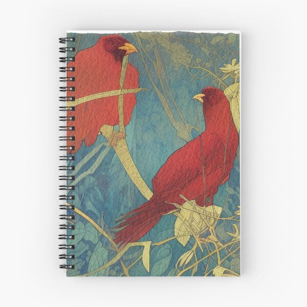 Item preview, Red birds designed and sold by MystiqueForest.