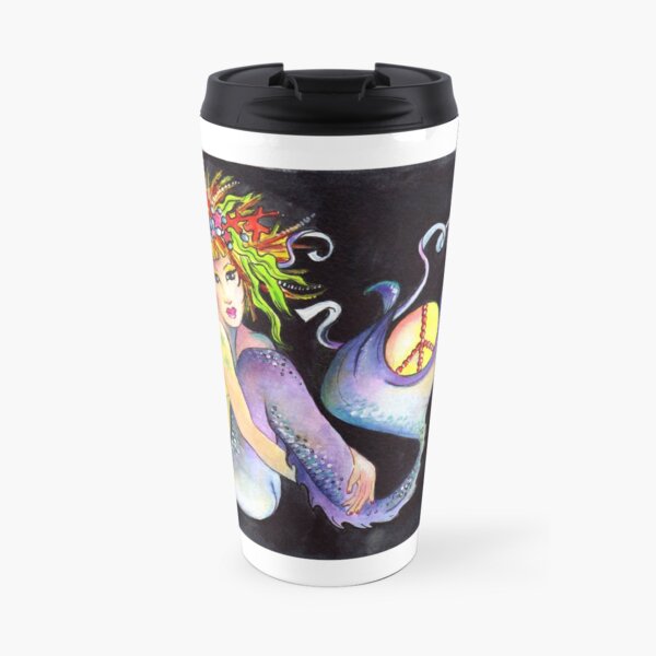 Peace Mermaid Travel Mug