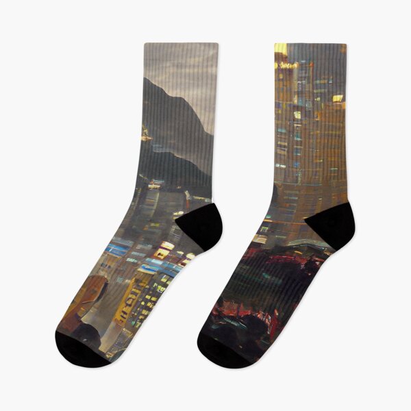 Item preview, Hong Kong Night Art designed and sold by Places On Earth.