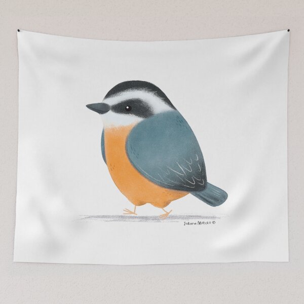 Item preview, Eurasian Nuthatch Bird designed and sold by julianamotzko.