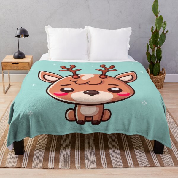 Item preview, Adorable Reindeer || Vector Art Kawaii Christmas Art designed and sold by MadSwellDesigns.