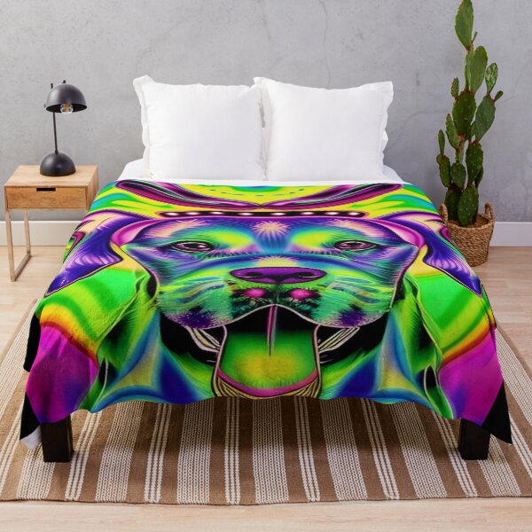 Item preview, Rainbow Doggy Abstraction Pets Dog Puppy Love Spectacular Doglove designed and sold by ValleyDream.