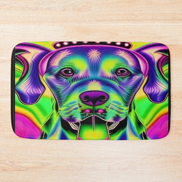 Item preview, Rainbow Doggy Abstraction Pets Dog Puppy Love Spectacular Doglove designed and sold by ValleyDream.