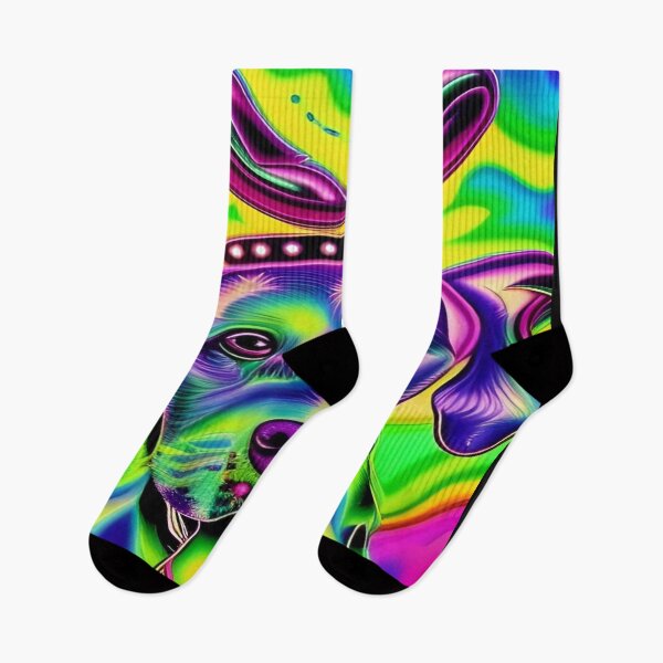 Item preview, Rainbow Doggy Abstraction Pets Dog Puppy Love Spectacular Doglove designed and sold by ValleyDream.