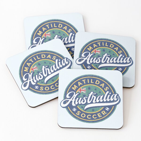 Item preview, Australia Soccer Badge (round) Matildas designed and sold by Numero14.