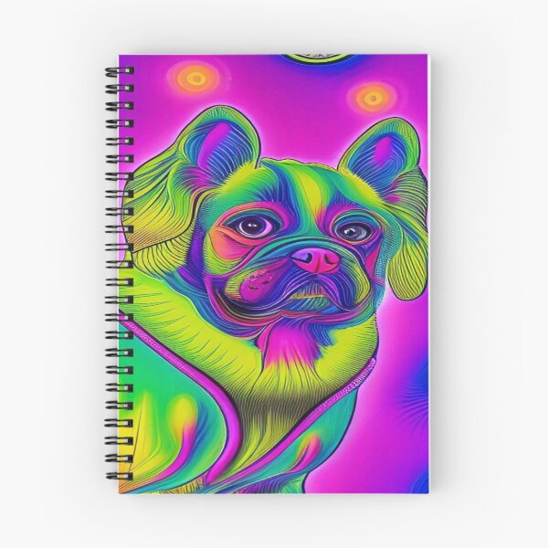 Item preview, Rainbow Doggy Abstraction Pets Dog Puppy Love Spectacular Doglove designed and sold by ValleyDream.