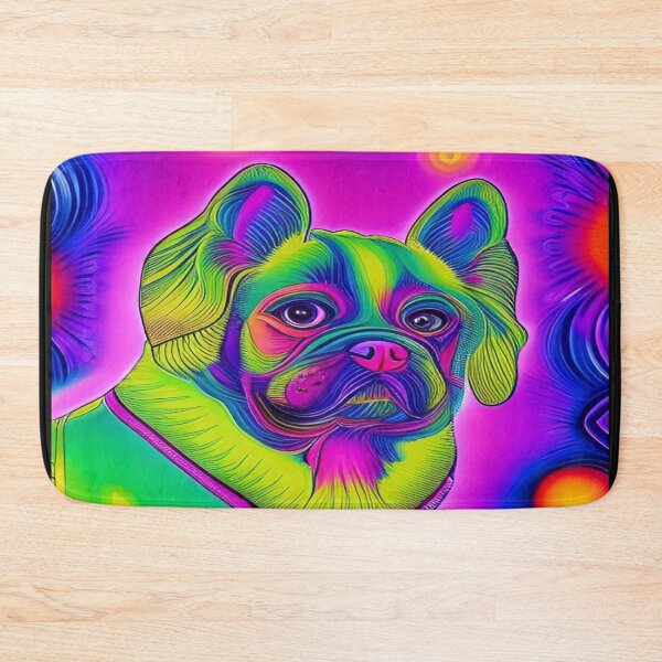 Item preview, Rainbow Doggy Abstraction Pets Dog Puppy Love Spectacular Doglove designed and sold by ValleyDream.