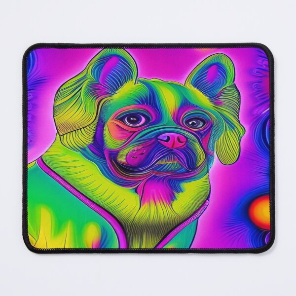 Item preview, Rainbow Doggy Abstraction Pets Dog Puppy Love Spectacular Doglove designed and sold by ValleyDream.