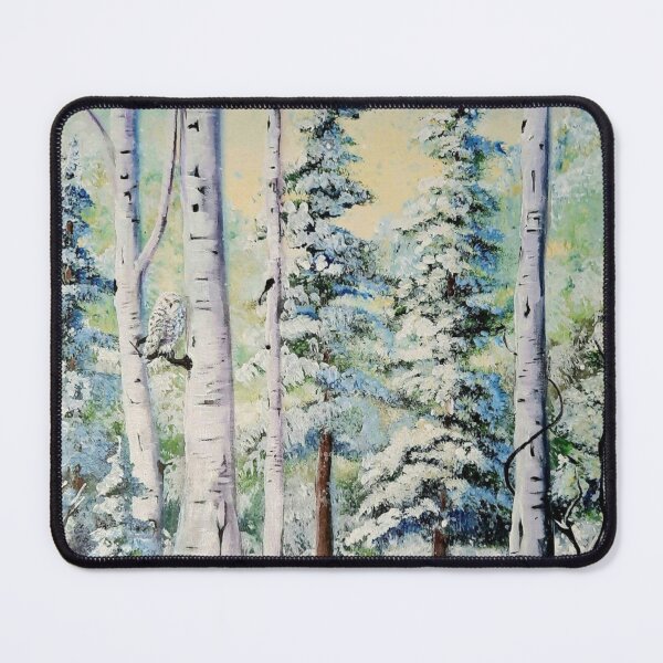Item preview, Owl in the Birch Tree designed and sold by Sally peckham.
