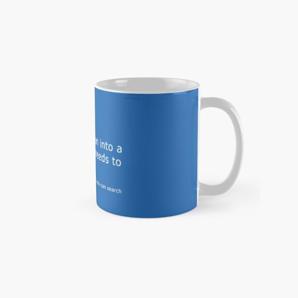 Blue Screen of Death - Coffee error Classic Mug