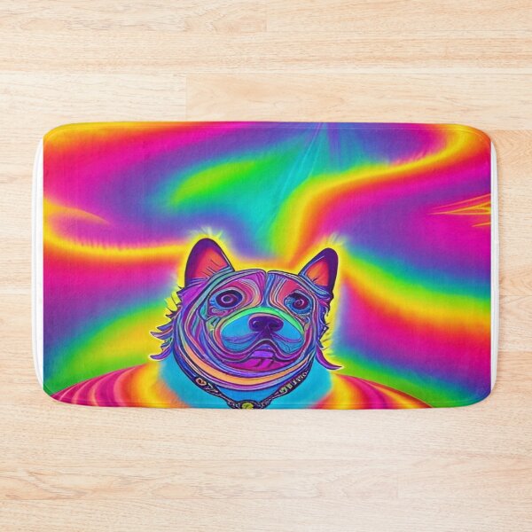 Item preview, Rainbow Doggy Abstraction Pets Dog Puppy Love Spectacular Doglove designed and sold by ValleyDream.