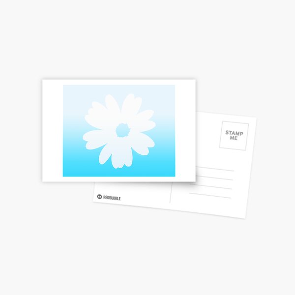 Fleur bleue Carte postale