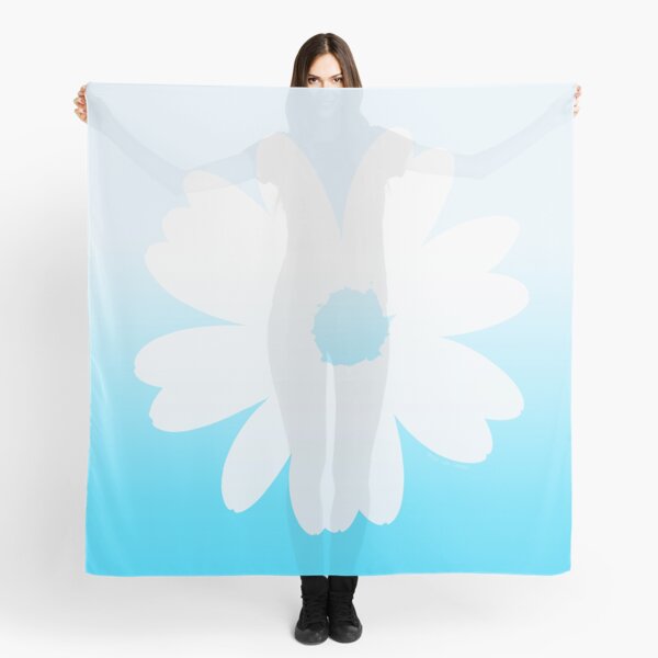 Fleur bleue Foulard