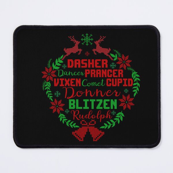 Item preview, All the Raindeer Names Ugly Christmas Sweather designed and sold by RepublicOfFire.