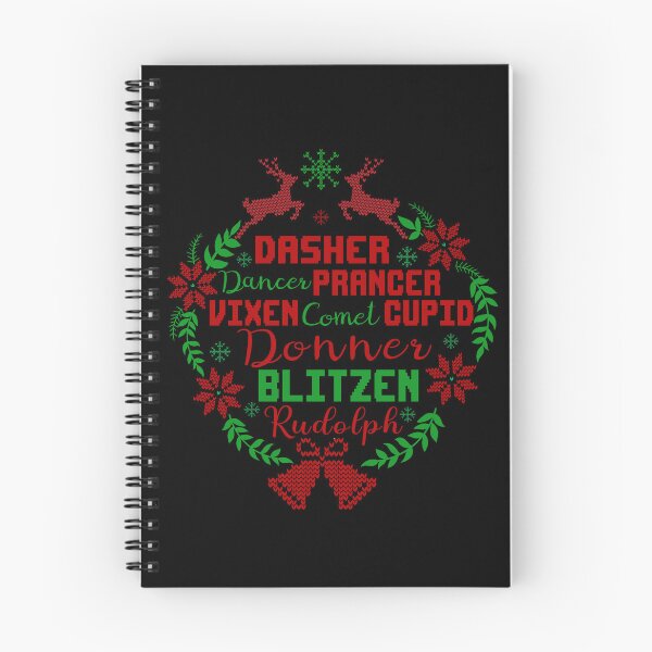 Item preview, All the Raindeer Names Ugly Christmas Sweather designed and sold by RepublicOfFire.