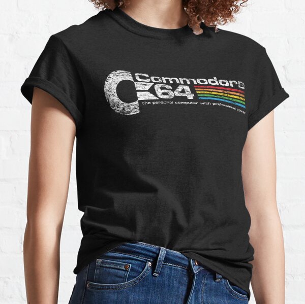Artikel-Vorschau von Commodore 64 Retro Heimcomputer-Regenbogen-Logo, designt und verkauft von fusedtees.