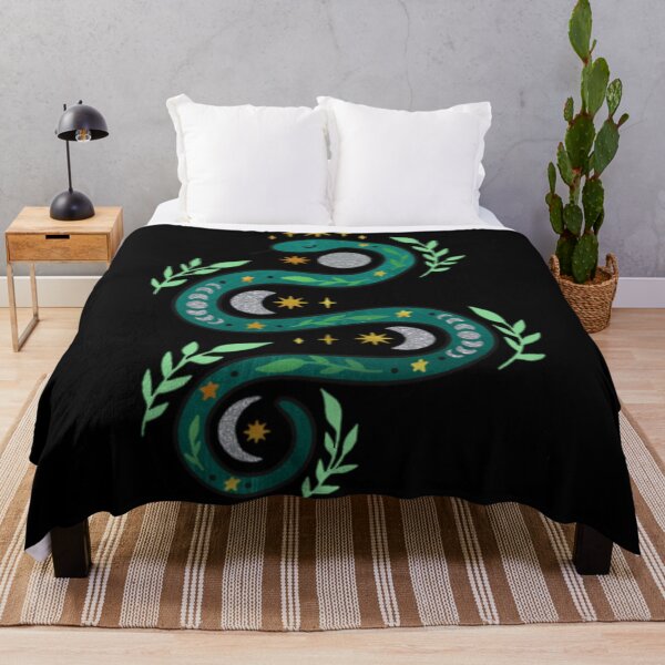 Item preview, The Snake and the Silver Moon - Goddess Art designed and sold by MistyMorningsOR.