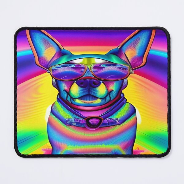 Item preview, Rainbow Doggy Abstraction Pets Dog Puppy Love Spectacular Doglove designed and sold by ValleyDream.
