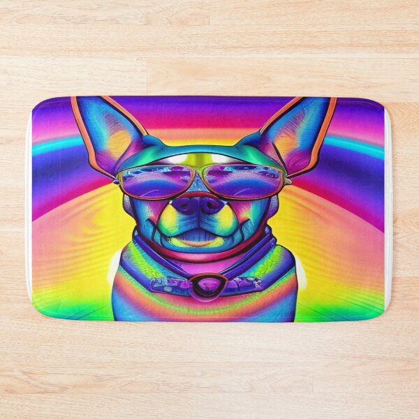 Item preview, Rainbow Doggy Abstraction Pets Dog Puppy Love Spectacular Doglove designed and sold by ValleyDream.
