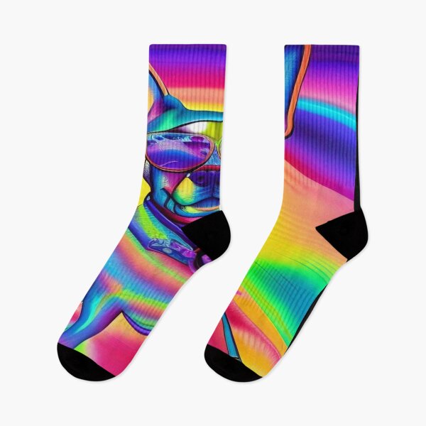 Item preview, Rainbow Doggy Abstraction Pets Dog Puppy Love Spectacular Doglove designed and sold by ValleyDream.