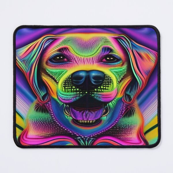 Item preview, Rainbow Doggy Abstraction Pets Dog Puppy Love Spectacular Doglove designed and sold by ValleyDream.