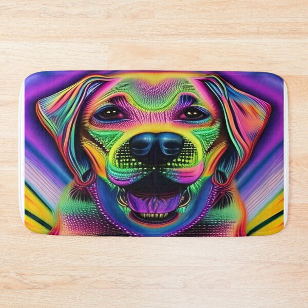 Item preview, Rainbow Doggy Abstraction Pets Dog Puppy Love Spectacular Doglove designed and sold by ValleyDream.