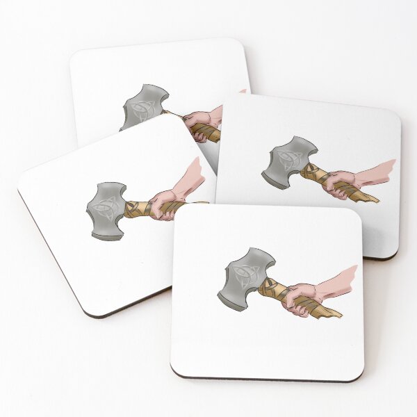 Item preview, thors hammer sticker designed and sold by winfredsDesigns.