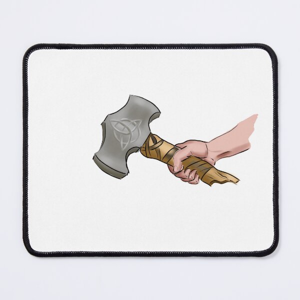 Item preview, thors hammer sticker designed and sold by winfredsDesigns.