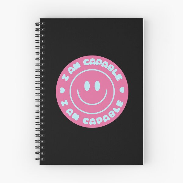 Item preview, I Am Capable Affirmation Smiley Face designed and sold by NinniShop.