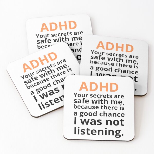 Item preview, ADHD Quote designed and sold by BuraxisQuotes.