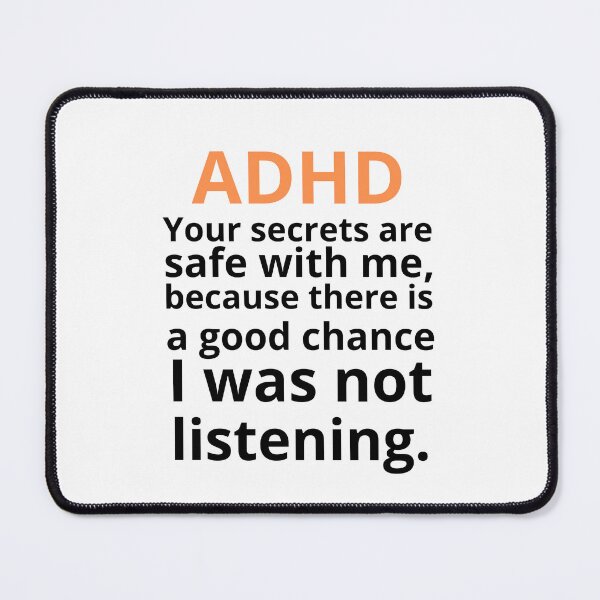 Artikelvorschau, ADHS-Quote entworfen und verkauft von BuraxisQuotes.