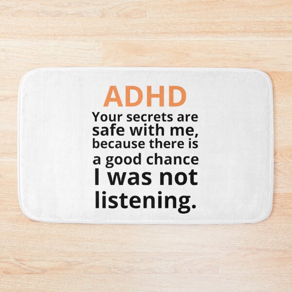 Item preview, ADHD Quote designed and sold by BuraxisQuotes.