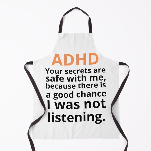 Item preview, ADHD Quote designed and sold by BuraxisQuotes.