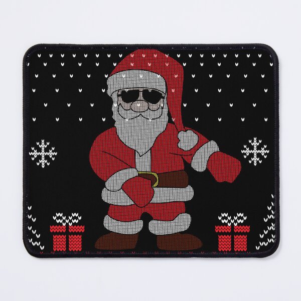 Item preview, Here Comes the Santa Floss Green and Red Ugly Christmas Sweather designed and sold by RepublicOfFire.