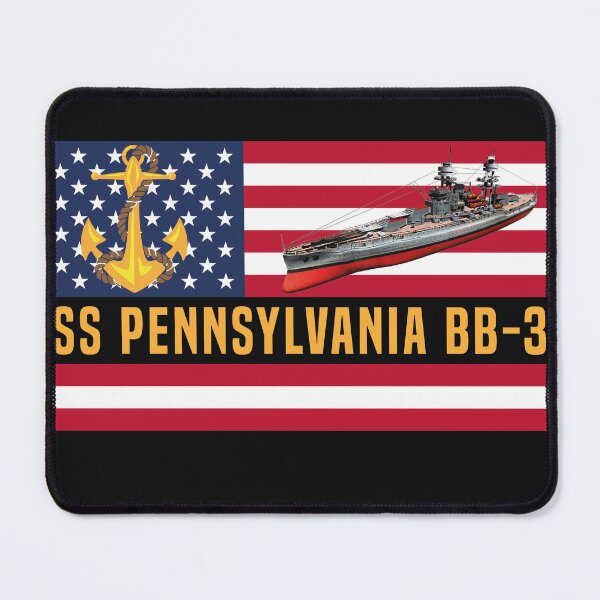 Item preview, USS Pennsylvania BB-38 WW2 Battleship Warship Veteran Father designed and sold by NabShirts ⭐⭐⭐⭐⭐.
