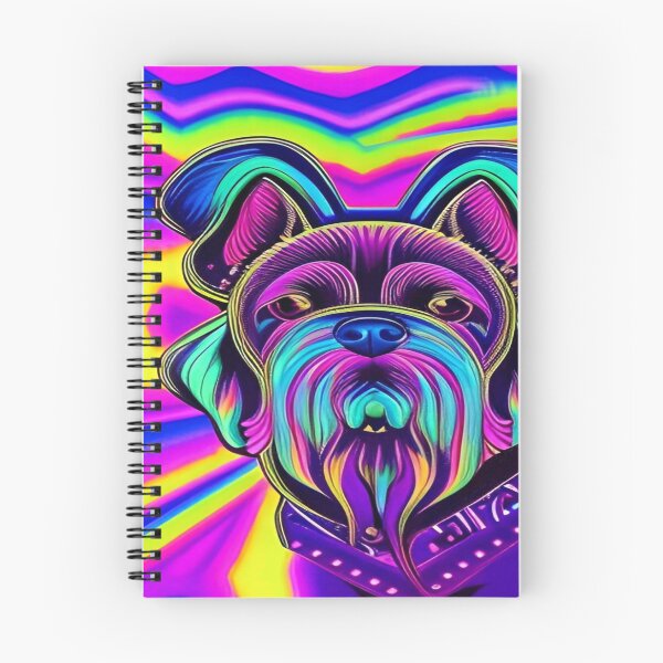 Item preview, Rainbow Doggy Abstraction Pets Dog Puppy Love Spectacular Doglove designed and sold by ValleyDream.