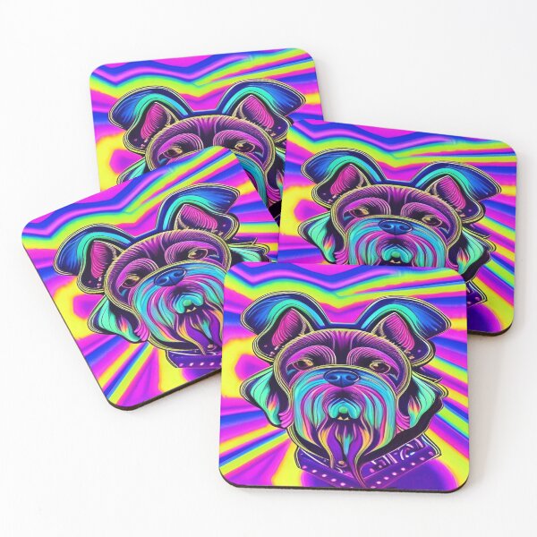 Item preview, Rainbow Doggy Abstraction Pets Dog Puppy Love Spectacular Doglove designed and sold by ValleyDream.