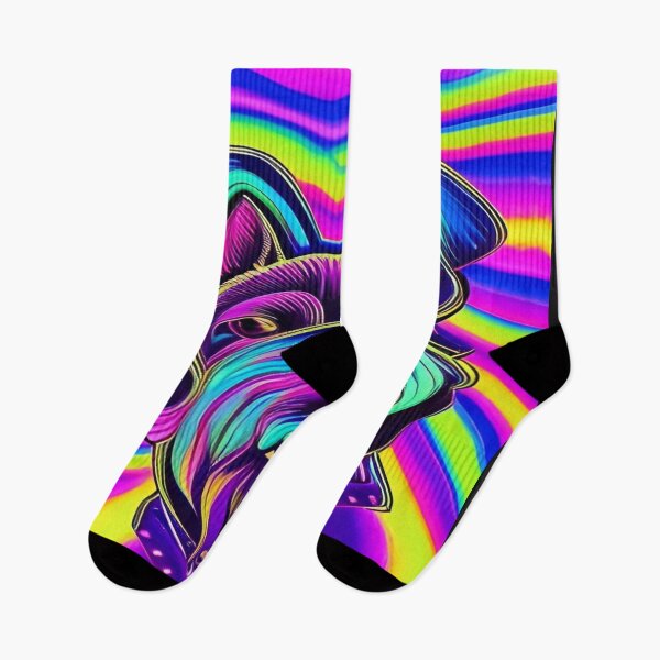 Item preview, Rainbow Doggy Abstraction Pets Dog Puppy Love Spectacular Doglove designed and sold by ValleyDream.