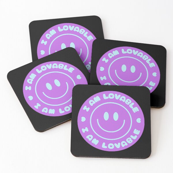 Item preview, I Am Lovable Affirmation Smiley Face designed and sold by NinniShop.