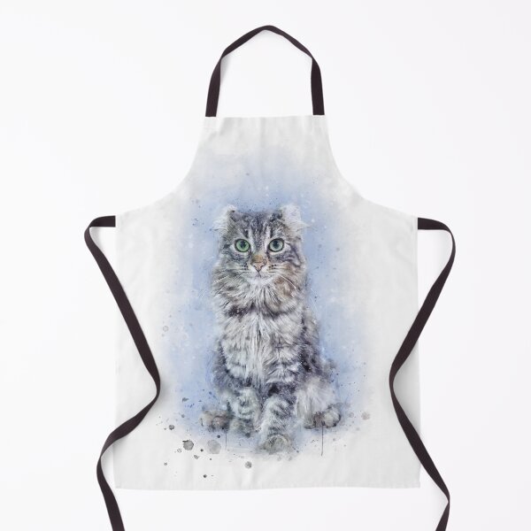 Item preview, American Curl cat watercolor designed and sold by PetsArt.