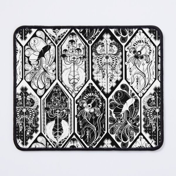 Item preview, Estampado de flores 2 - blanco y negro designed and sold by Christine O'Brien-Murphy.