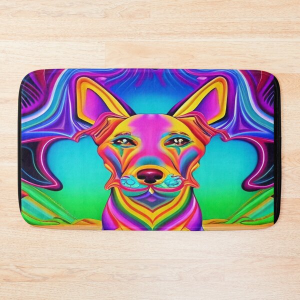 Item preview, Rainbow Doggy Abstraction Pets Dog Puppy Love Spectacular Doglove designed and sold by ValleyDream.