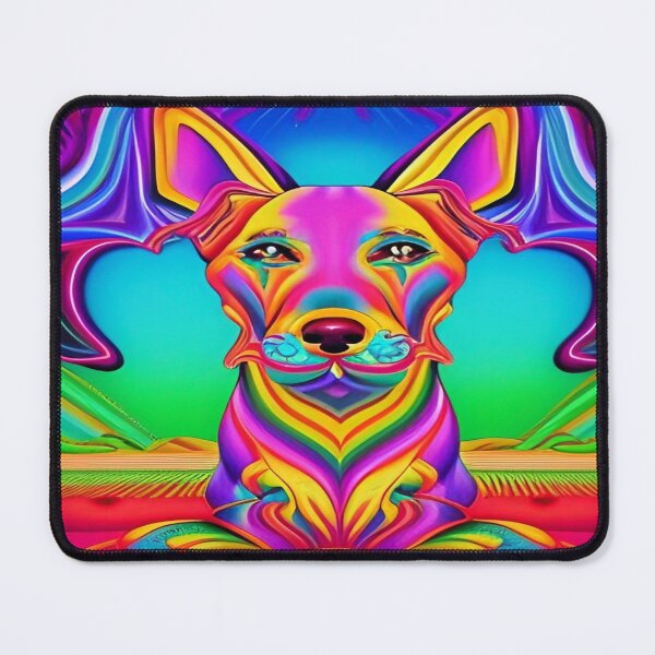 Item preview, Rainbow Doggy Abstraction Pets Dog Puppy Love Spectacular Doglove designed and sold by ValleyDream.