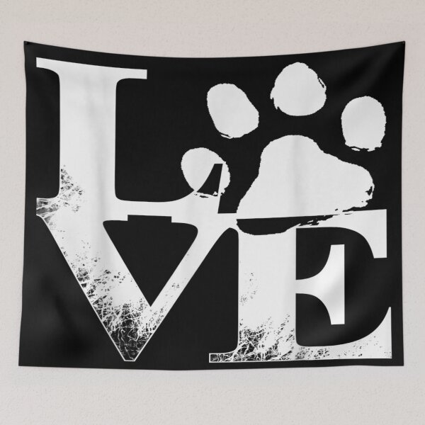 Item preview, Love Dogs Paw For Heart! Tshirt For Men and Women designed and sold by be-awesome-.
