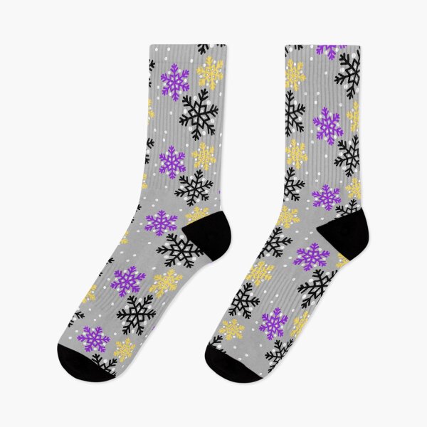 Item preview, Non-Binary Snowflakes AOP designed and sold by VirtualFaries.
